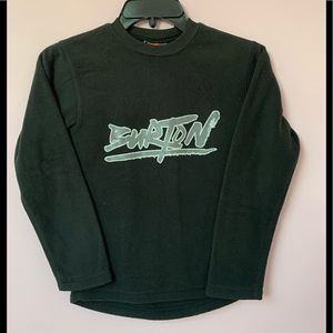 Burton ski/snowboard long sleeve fleece sweater
